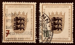 Bundespost 1955 - Yv. 89/90 Michel 212/13 - Gebruikt