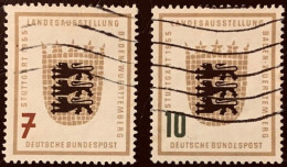 Bundespost 1955 - Yv. 89/90 Michel 212/13 - Usados