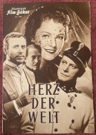 HERZ DER WELT, LLUSTRIERTE ,FILM - KUHNE ,CINEMA ,MOVIE ,MAGAZINE - Kino & Fernsehen