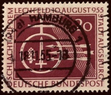 RFA BUND 1955 1000th Anniversary Of The Battle Of Lechfeld. Used. Mi. Nr. 216 - Usati