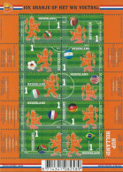 Netherlands Pays-Bas Niederlande 2014 Football Results Of Matches Dutch National Team At The World Cup Sheetlet MNH - 2014 – Brasile