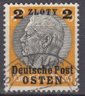 Generalgouvernement 1939 Mi.13 Gestempelt Used 2 Zl. Auf 100 Pfg.     (70570 - Occupation 1938-45