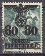 Generalgouvernement 1940 Mi.26 Gestempelt Used Überdruck 80 Auf 75 Gr.    (70572 - Occupazione 1938 – 45