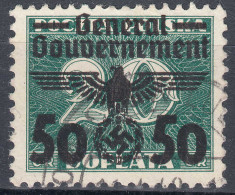 Generalgouvernement 1940 Mi.35 Gestempelt Used Überdruck 50 Auf 20 Gr.    (70578 - Ocupación 1938 – 45