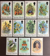 Cayman Islands 1980 Definitives Set Birds Animals Reptiles Marine Life Fish Flowers MNH - Kaimaninseln