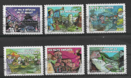 France 2011 Oblitéré Autoadhésif  N° 567 - 569 - 571 - 573 - 575 - 577   -   Fêtes  Et  Traditions Des Régions  ( I ) - Used Stamps