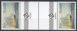 ALAND  155, Mit Doppel-Zierfeld, Postfrisch **, Segelschiffe, 1999 - Ålandinseln