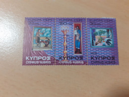 TIMBRES  CHYPRE  EUROPA   1975    N  420  A  422   COTE  2,50  EUROS      NEUFS  LUXE** - 1975