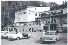 Autobus, Bus; Postauto, Car Postal, Corvatsch; Oldtimer Cars: Mercedes, Opel (Reproduktion, Keine AK) - Saint-Moritz