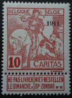 BELGIQUE N°98 MNH** - 1910-1911 Caritas