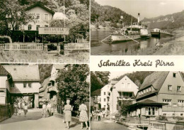 73750997 Schmilka Helvetia Restaurant Fahrgastschiff Ortspartien Schmilka - Bad Schandau