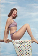 WOMAN-DONNA-LADY-PIN UP-SEXI-GIRL-MODELLA-BIKINI-ITALY-3 CARTOLINE VERA FOTOGRAFIA-VIAGGIATE 1959--1960 - Pin-Ups