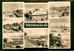 73750979 Warnemuende Ostseebad Promenade Faehrschiff Strand Am Strom Westmole St - Rostock