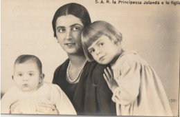 CPA  S.A.R  La Principessa Jolanda E Le Figlie - Familles Royales