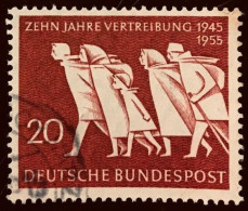 Germany 1955 Compulsory Fugitive Mi 215 - Usati