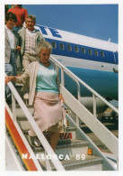 Flughafen Ausstieg Aus Der Maschine 1989 - Aviation