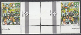 ALAND  140, Mit Doppel-Zierfeld, Postfrisch **, Europa CEPT: Nationale Feste Und Feiertage, 1998 - Ålandinseln