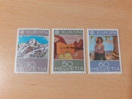 TIMBRES  SUISSE  ANNEE   1975    N  980  A  982   COTE  3,00  EUROS      NEUFS  LUXE** - Ungebraucht