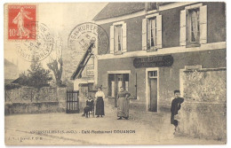 Angervilliers - Café Restaurant Couanon Cachet Poste De Limours-en-Hurepoix - Andere & Zonder Classificatie