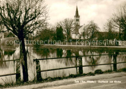 73750821 See Niesky Dorfteich Mit Kirche See Niesky - Niesky