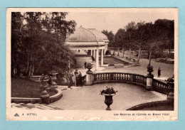 CP 88 - Vittel - Les Galeries Et L'entrée Du Grand Hôtel - Contrexeville