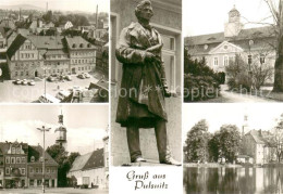 73750805 Pulsnitz Sachsen Platz Der Befreiung Klinik Fuer Lungenkrankheit Blick  - Pulsnitz