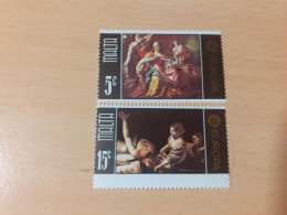 TIMBRES  MALTE  ANNEE   1975    N  507  /  508   COTE  2,00  EUROS      NEUFS  LUXE** - Malte