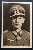 GERMANY THIRD 3rd REICH ORIGINAL WWII CARD IRON CROSS WINNERS - WEHRMACHT MAJOR SPECHT - Oorlog 1939-45