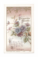 Heureuse Année ! Citation P. De Ravignan Et Fleurs, éd. Bouasse-Lebel - Lecène & Cie E. 805 - Devotion Images