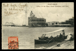 Port Said Office Of The Suez Canal Company And Port 1920 - Port-Saïd