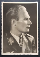 GERMANY THIRD 3rd REICH ORIGINAL WWII CARD IRON CROSS WINNERS - LUFTWAFFE MAJOR BAUMBACH - Guerra 1939-45