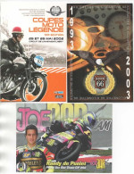 Lot De 6 CP. MOTO. Publicités Diverses.. - Motos