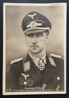 GERMANY THIRD 3rd REICH ORIGINAL WWII CARD IRON CROSS WINNERS - LUFTWAFFE EUTNANT MOLDERS - Oorlog 1939-45