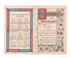 Souhaits De Nouvel An, Citation De Saint François De Sales, éd. Vve D. Saudinos-Ritouret 1083-89 - Devotion Images