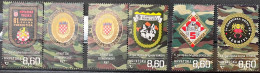 CROATIA 2020 Croatian War - Guard Brigades And Guard Battalions Postally Used Set MICHEL # 1454,1455,1456,1457 - Croatie