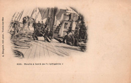 Militaria - Roulis à Bord De L'iphigénie - Bateau - Marine Nationale - Manovre