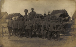 Photo CPA Deutsche Soldaten In Uniformen, Gruppenaufnahme, I WK - Other & Unclassified