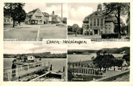 73748725 Heisingen Marktplatz Rathaus Badeneysee Anlegestelle Faehrhaus Heisinge - Essen