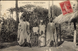 CPA Casamance Senegal, Indigene Familie - Senegal