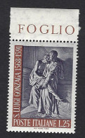 Italia 1968; San Luigi Gonzaga, 4° Centenario Della Nascita; Francobollo Di Bordo Superiore. - 1961-70:  Nuevos