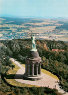 73748128 Hermannsdenkmal Fliegeraufnahme Hermannsdenkmal - Detmold