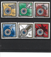 1967 RWANDA 213-18** Animaux, éléphant, Blé - Ungebraucht