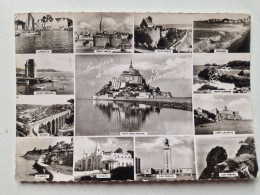 Carte Postale Souvenir Côte D'Emeraude - Mont Saint-Michel - Other & Unclassified