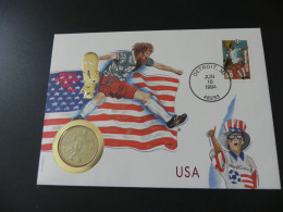 USA 1/2 Dollar 1994 - Football World Cup 1994 - Numis Letter - Commemorative