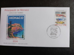 Monaco 2024 Classic Cars Collection  H.S.H The Prince Rainier Auto Formula 1v FDC PJ - Unused Stamps