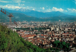 GRENOBLE Panorama Sur La Ville Et Téléphérique De La Bastille   1   (scan Recto-verso)MA2010Bis - Grenoble