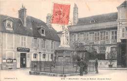 BOURGES Place Et Statue Jacques Coeur 14(scan Recto-verso) MA2004 - Bourges