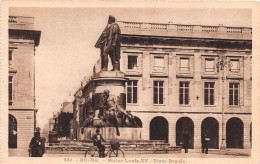 REIMS Statue Louis XV Place Royale 3(scan Recto-verso) MA2001 - Reims