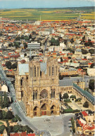 REIMS Vue Aerienne De La Facade De La Cathedrale Notre Dame 19(scan Recto-verso) MA2001 - Reims