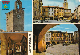 BAGNOLS SUR CEZE Le Beffroi La Mairie Les Arcades Place De L Hotel De Ville 7(scan Recto-verso) MA2023 - Bagnols-sur-Cèze